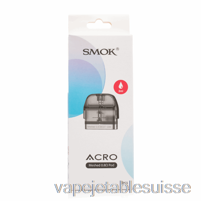 Vape Suisse Smok Acro Gousses De Remplacement Bobines 0,6ohm Dc Mtl